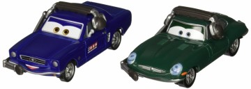 Disney Cars Brent Mustangburger en David Hobbscapp met hoofdtelefoon