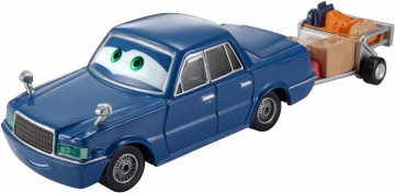 Disney Cars Deluxe Trent Crow met aanhanger