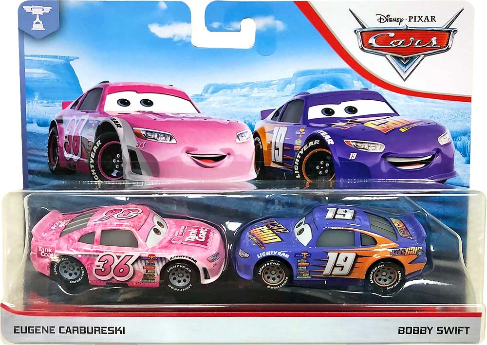 Disney Cars Eugene Carbureski and Bobby Swift Disney Cars 3 SpeelJan